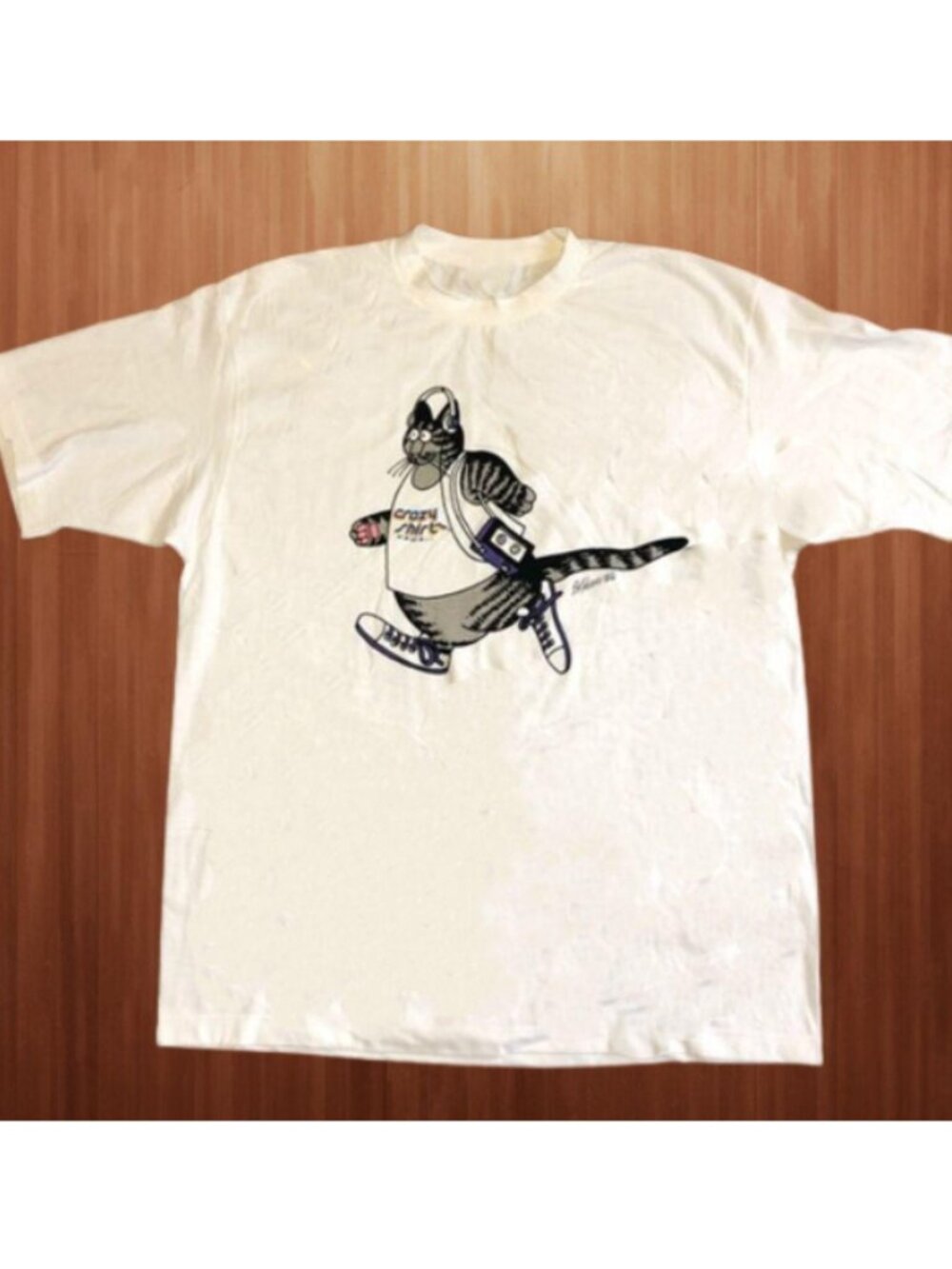 Hawaii Kliban Cat T-Shirt Color_ White